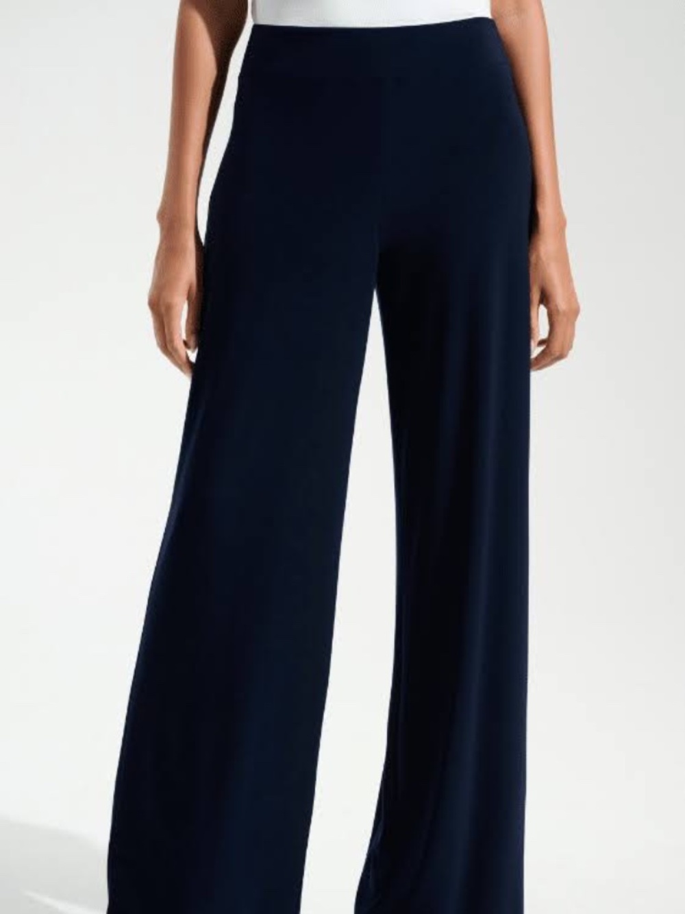Joseph Ribkoff Black wide leg trouser - sz 12